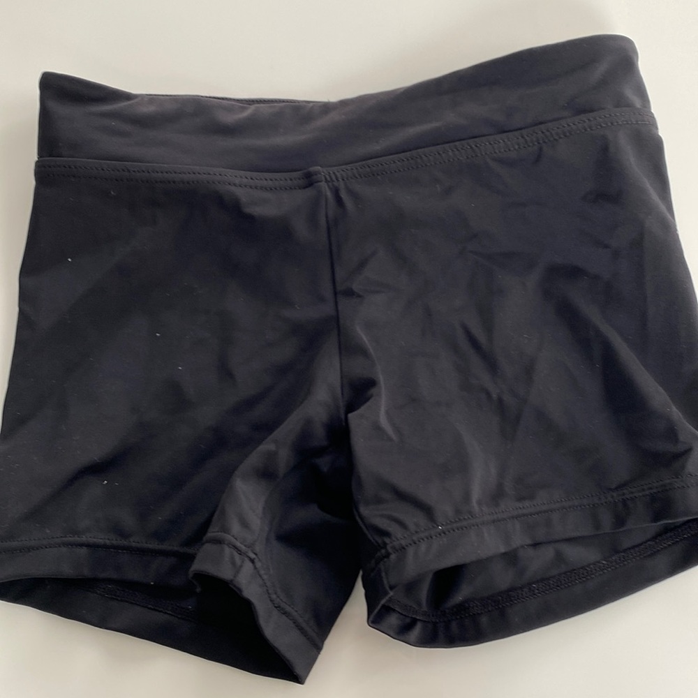 Black biker shorts